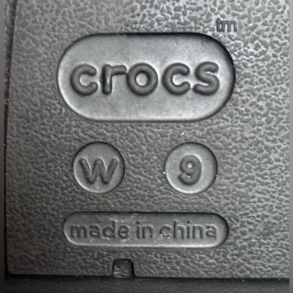 Crocs Womens Black Captiva Cushioned Thongs Flip Flops~9~ - Picture 6 of 6